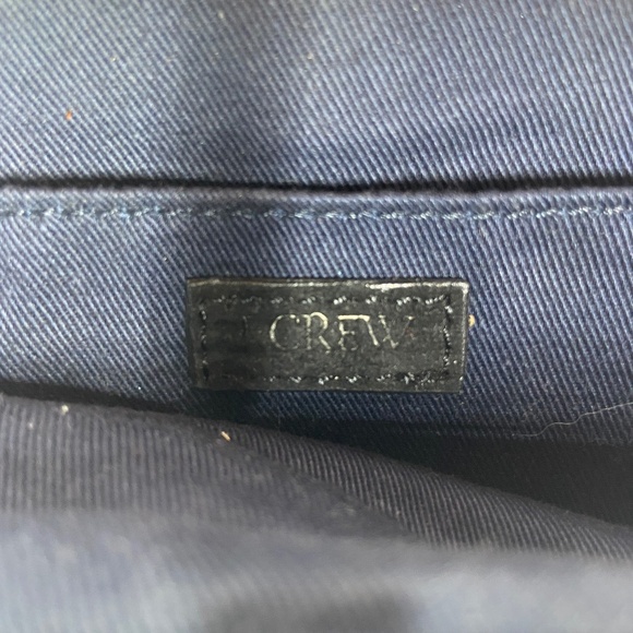 J. Crew Black Satin Evening Clutch Purse w/ Gold Clasp - Picture 7 of 9